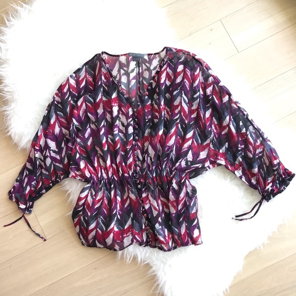 Armani Exchange Tops - SALE Armani Exchange Dainty Button Chiffon TOP